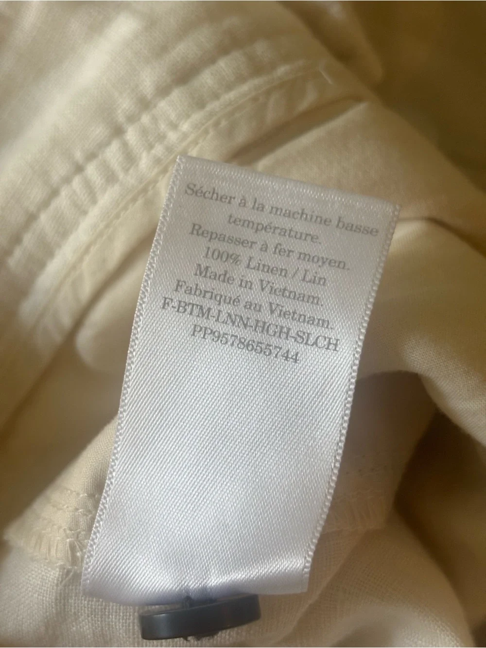 Everlane Way High Linen Pants
